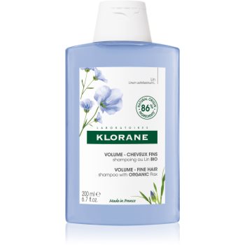 Klorane Flax Fiber Bio Sampon pentru par fin, moale - imagine 2